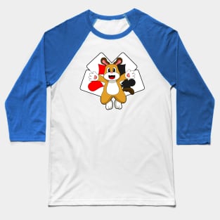 Dog Poker Poker cards Baseball T-Shirt